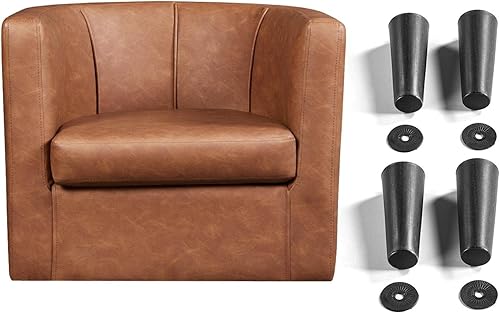 Miniatura 44 de Topeakmart Silla de club de terciopelo, estilo elegante, sillón tapizado para sala de estar, recepción, dormitorio, gris Gris,Beige,Azul,Verde