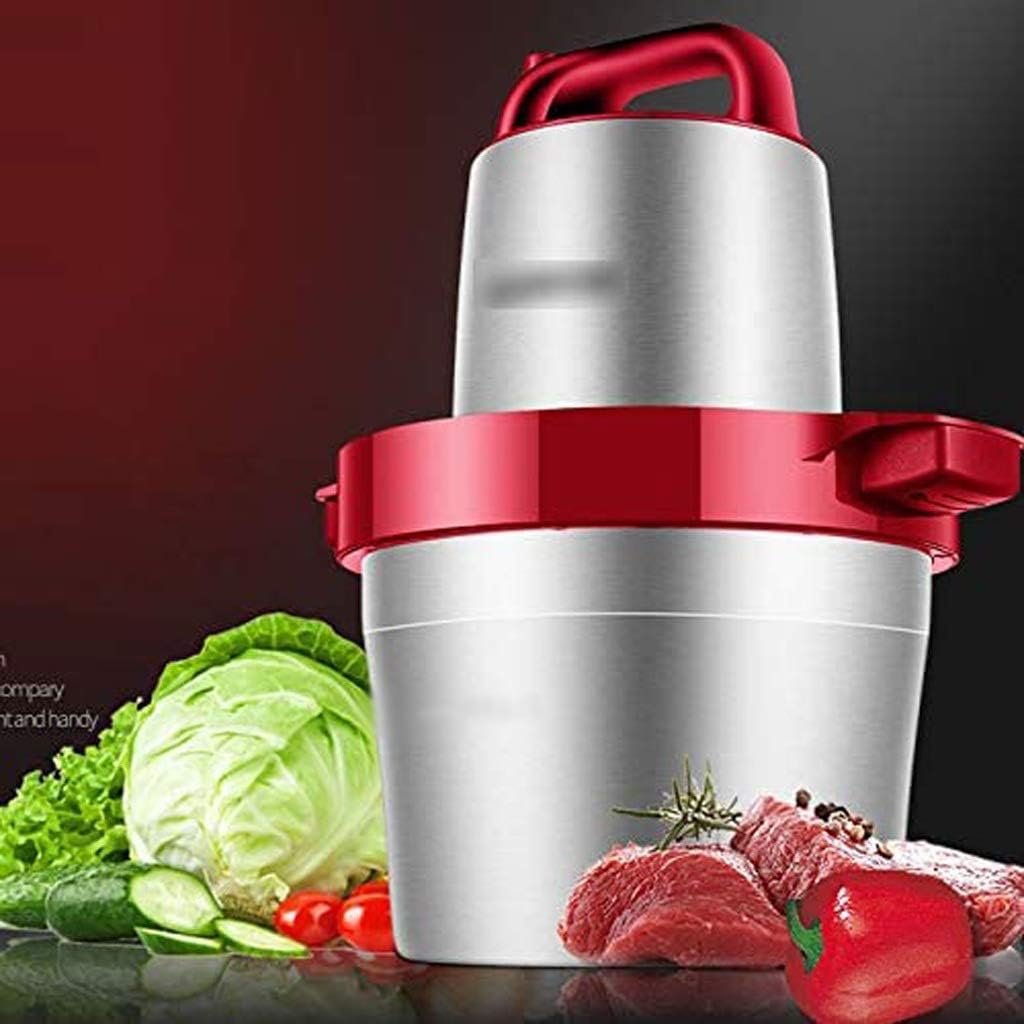 Electric Food Chopper,2 Speed Kitchen Meat Grinder Mincer for Fruit Cheese Nuts,6L Large Capacity, for Baby, Onion,Vegetables