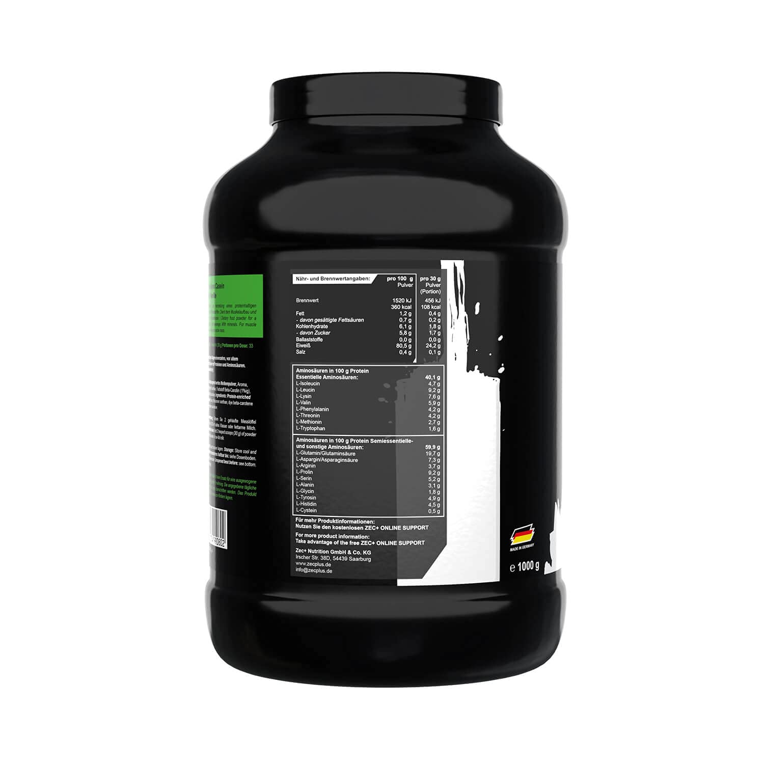 Zec+ Nutrition Micellar Casein Vanilla 1180 gr