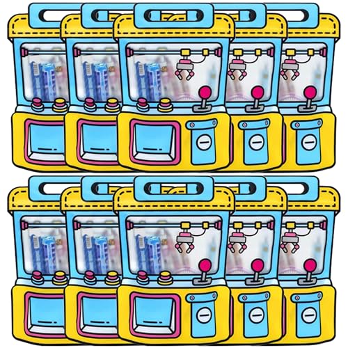 30 PCS Bulk Gift Bags for Kids with Handle,Children Large Goodie Bags with Stand-up Bottom, Grip Seal Party Favor Bag, Students Back to School Treat Bag, Cute Snack Candy Bags for Birthday, Classroom