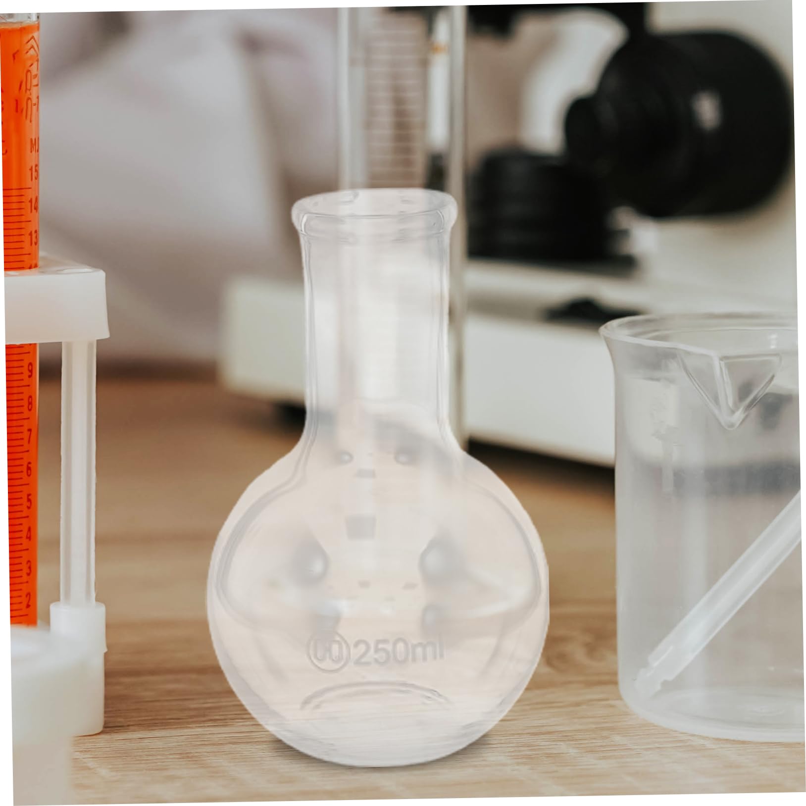 GLEAVI 2stücke Klarglaslaborflasche Hochborosilikatglas Für Experimente Präzise Messung Einfaches Ausgießen Vielseitig Einsetzbar Labor Und Haushalt