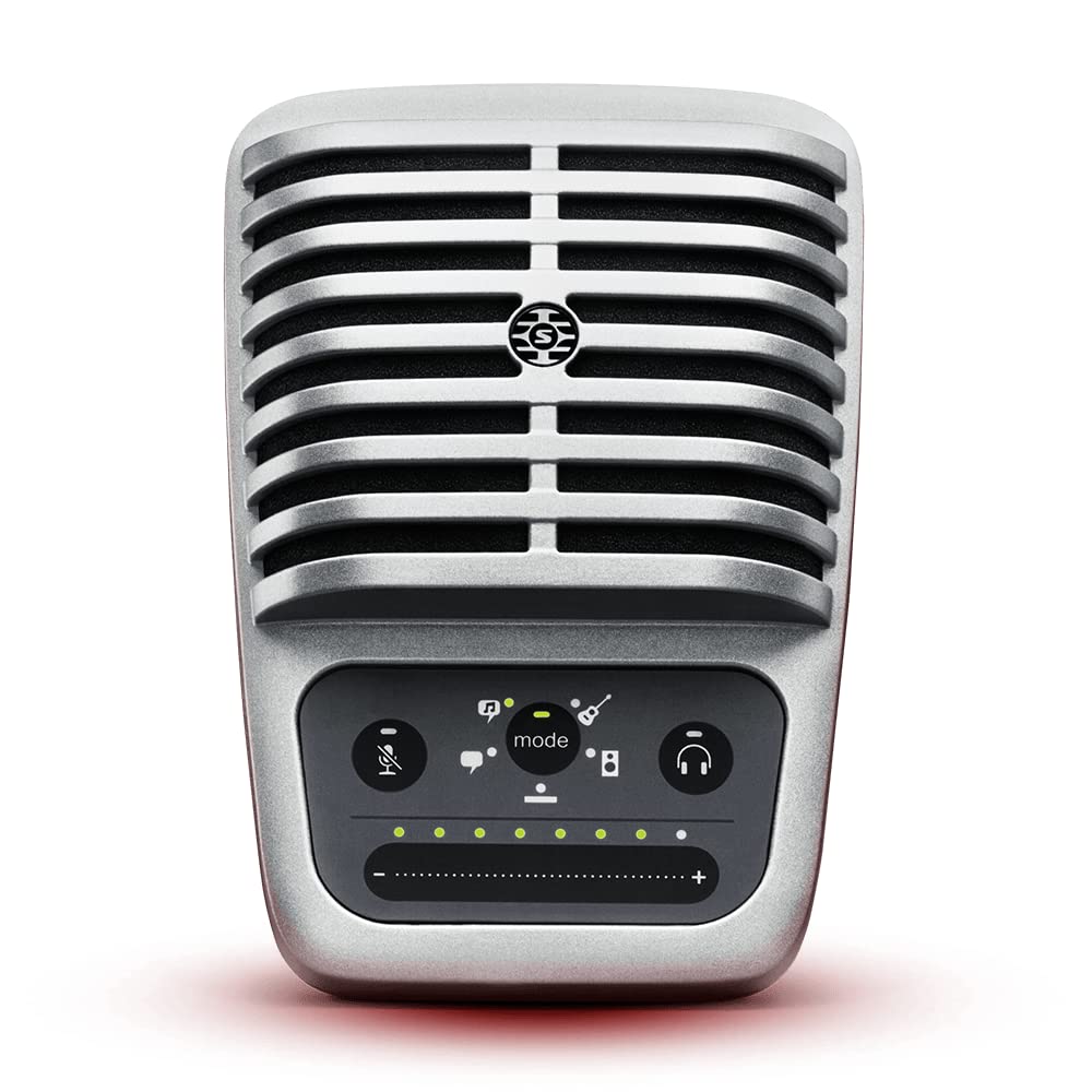 Amazon | SHURE コンデンサーマイク 在宅勤務/ウェブ会議 MOTIV 