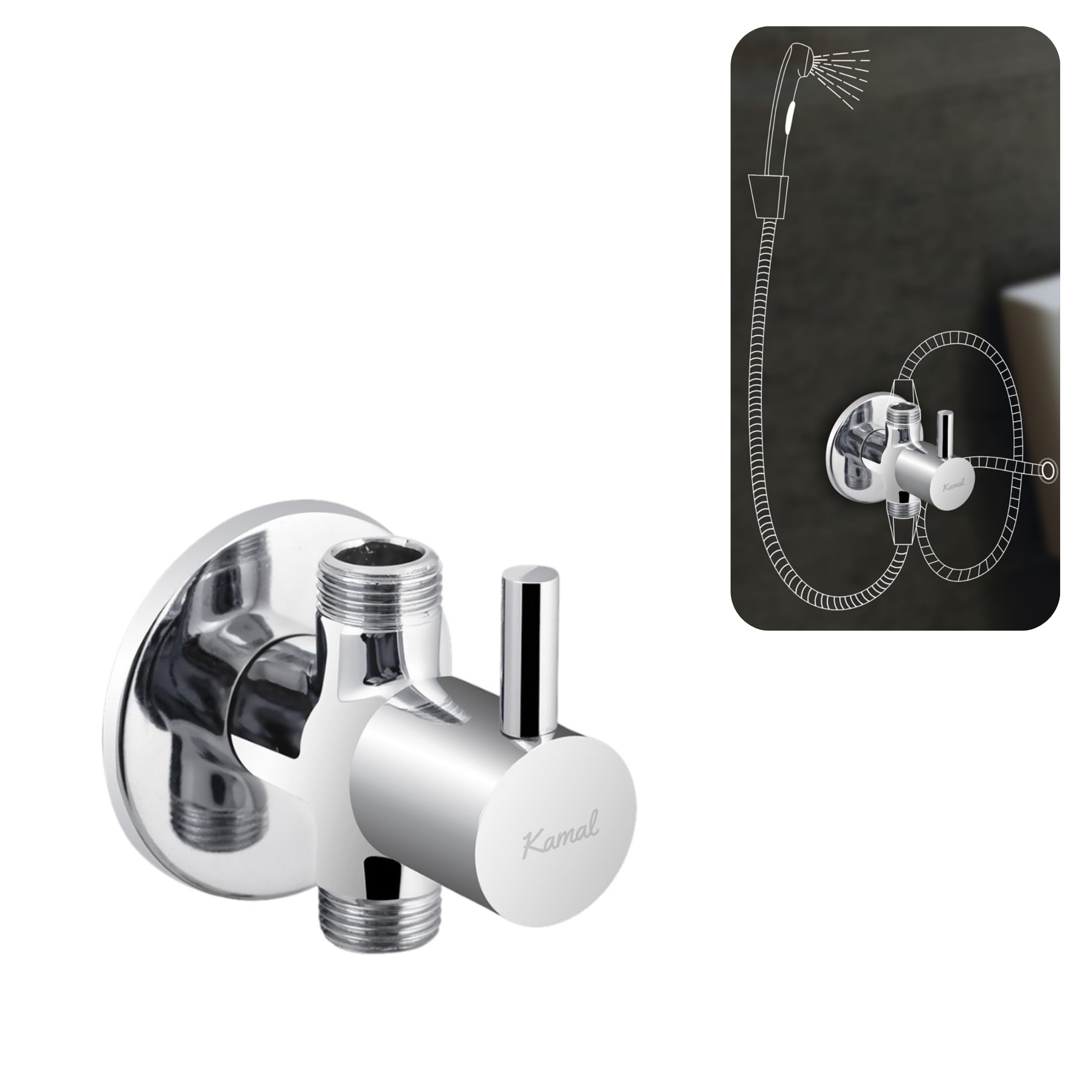 Two in One Angle Cock - FLT