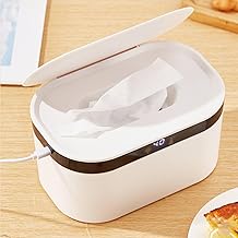 PandaEar Baby Wipe Warmer, Large Capacity Moist Wipe Dispenser with 5-Level Temperature Heating Control, Quiet &amp; Even Heating, Diaper Wipe Warmer with Night Light