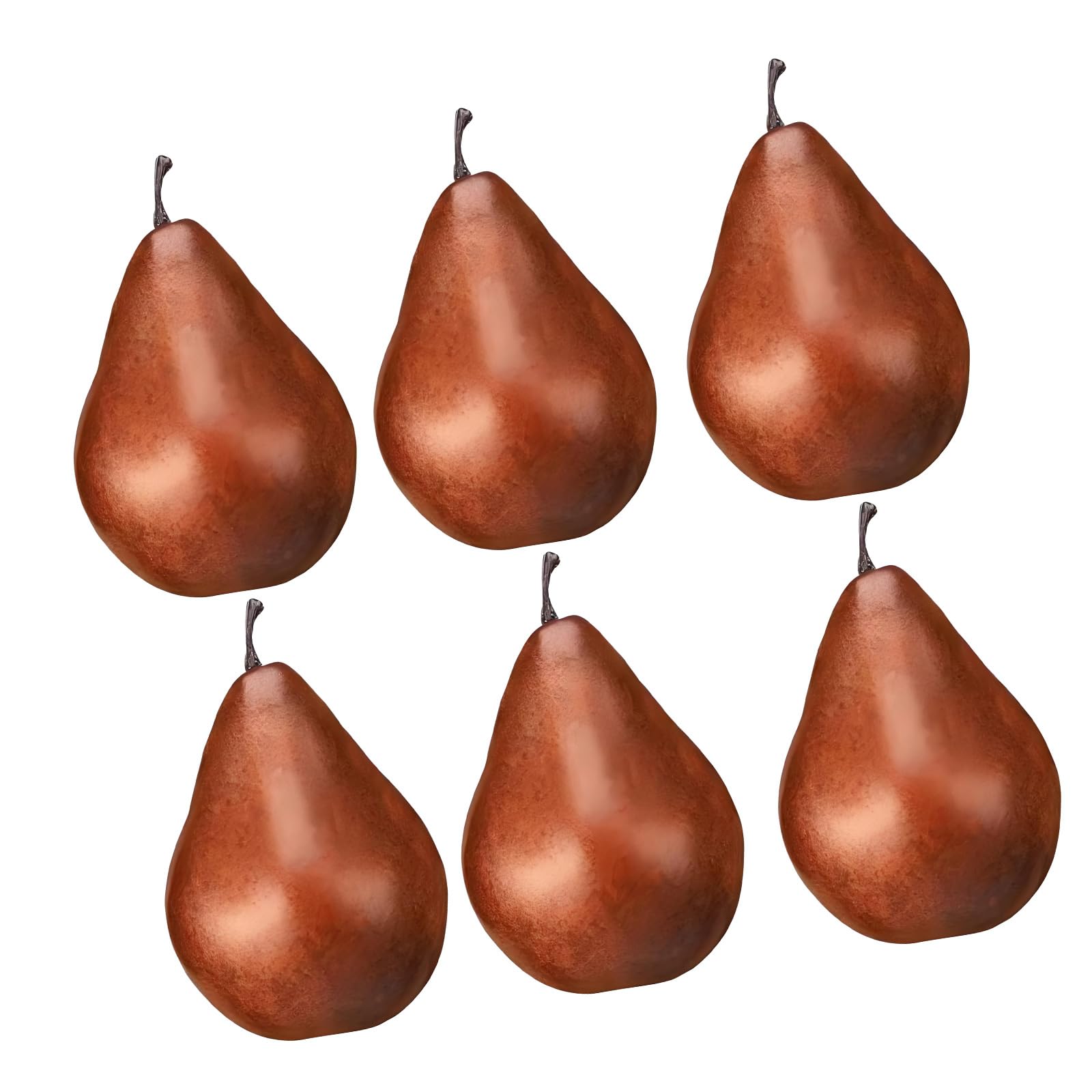 NEWFT Artificial Faux Pear Ornament Fruit Decoration Perfect For Festives Event And Shops