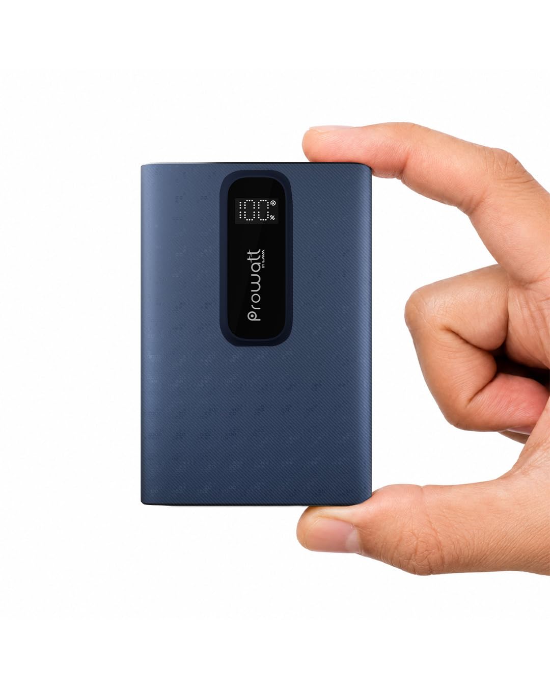 LAVA PROWATT 10000mAh Power Bank,22.5W Fast Charging,Compact & Travel-Friendly,Triple Output with Type-C Input Output,Compatible with iPhone,Samsung & All Android with L Type C Cable (Electric Blue)-image-1
