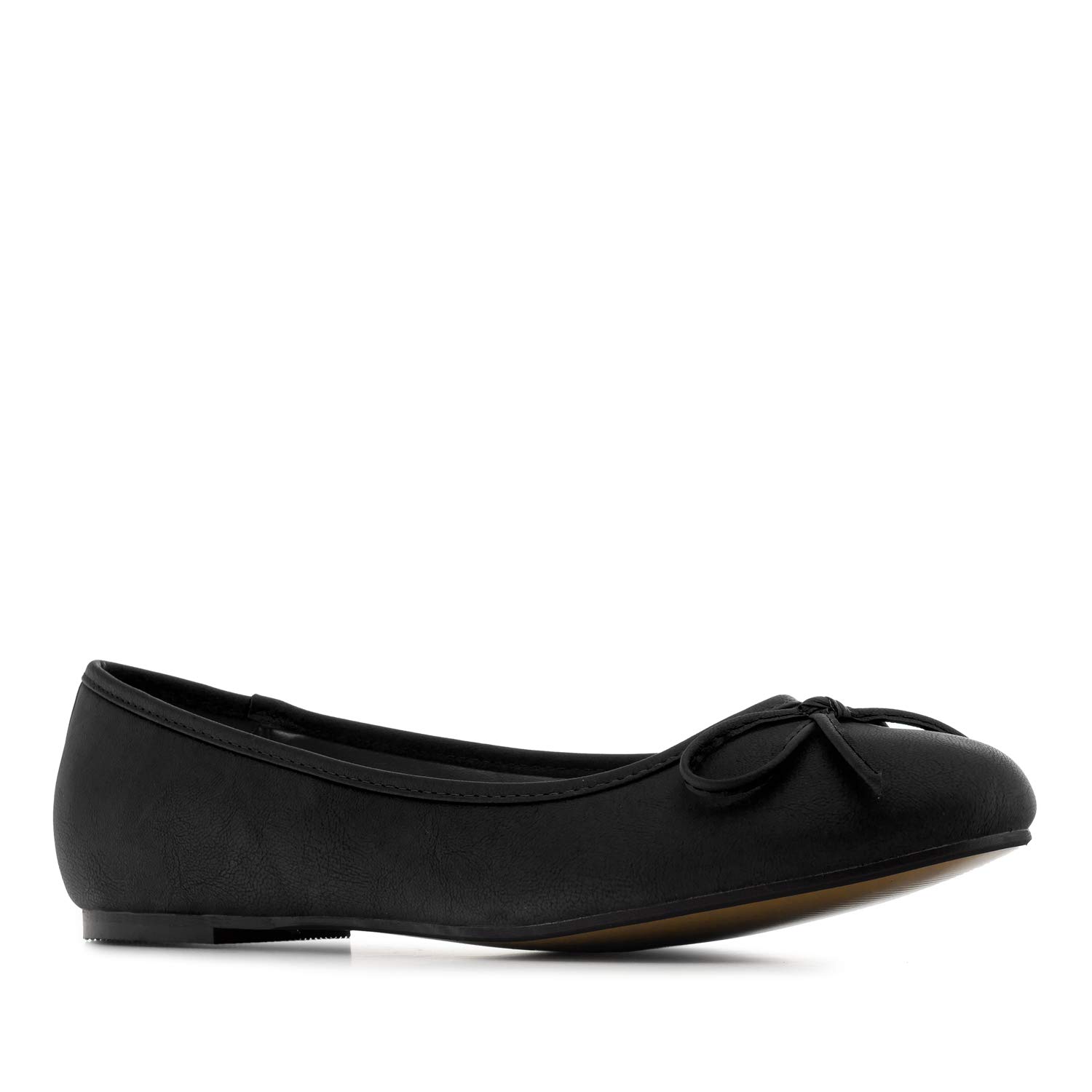 Andrés Machado - Flache Ballerinas für Damen und Junge Frauen - TG104 – Loafer für den Sommer mit flachem Blockabsatz und dekorativer Schleife - Große Größen von 41 bis 46