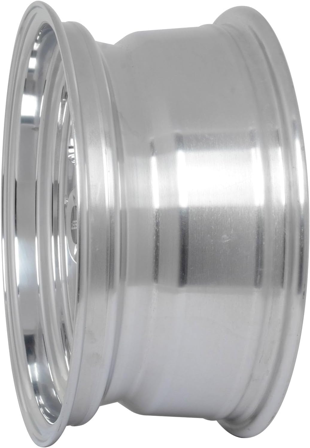 JEGS SSR Star Aluminum Wheel 15in.x 7in.| 5 x 4.5in.Wheel Bolt Pattern Spacing | 0 mm Offset | 4in.Backspacing | Polished Finish | 3.27in.Center Bore | Includes Center Cap