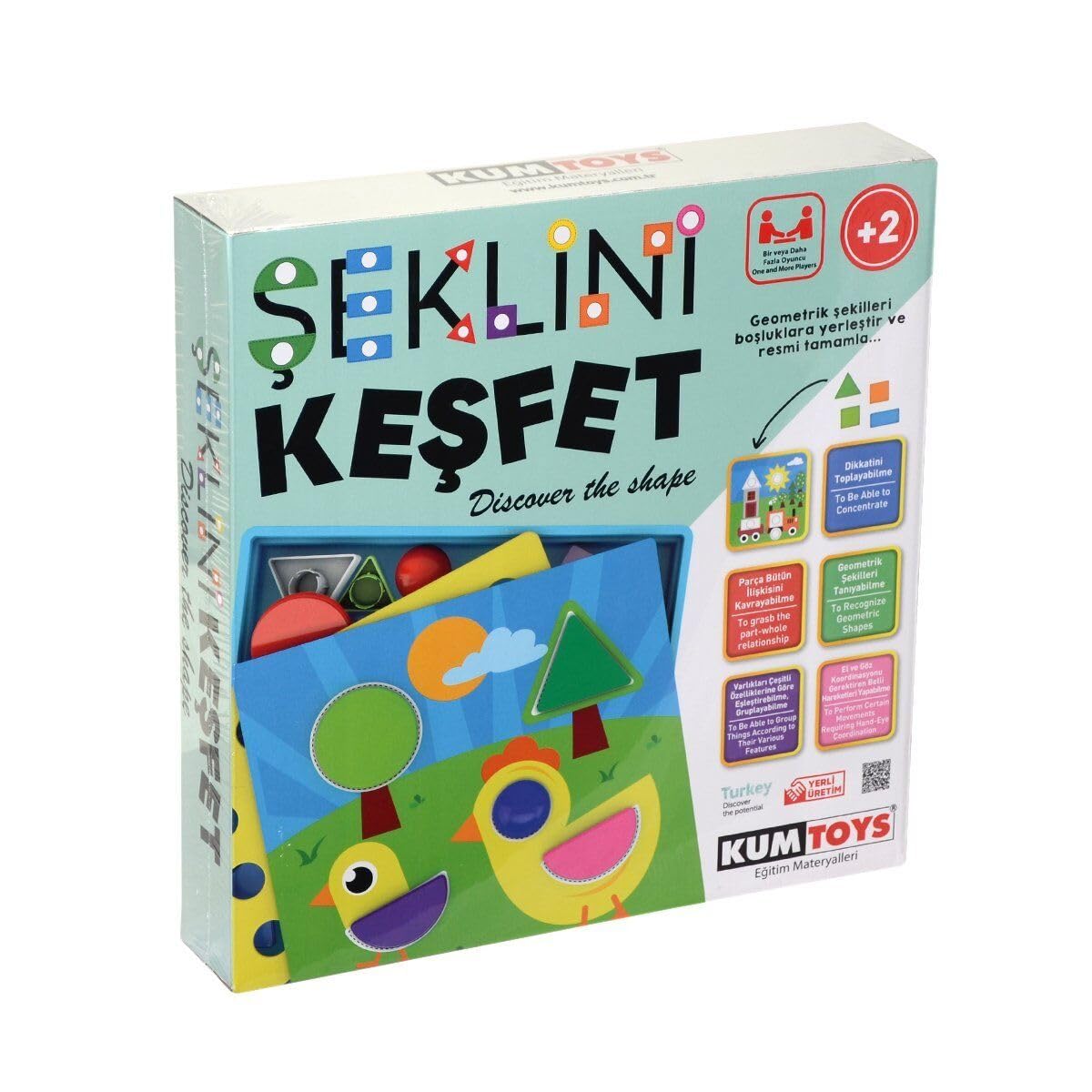 Vitrin Dolusu 5306 KumToys, Şeklini Keşfet / +2 yaş