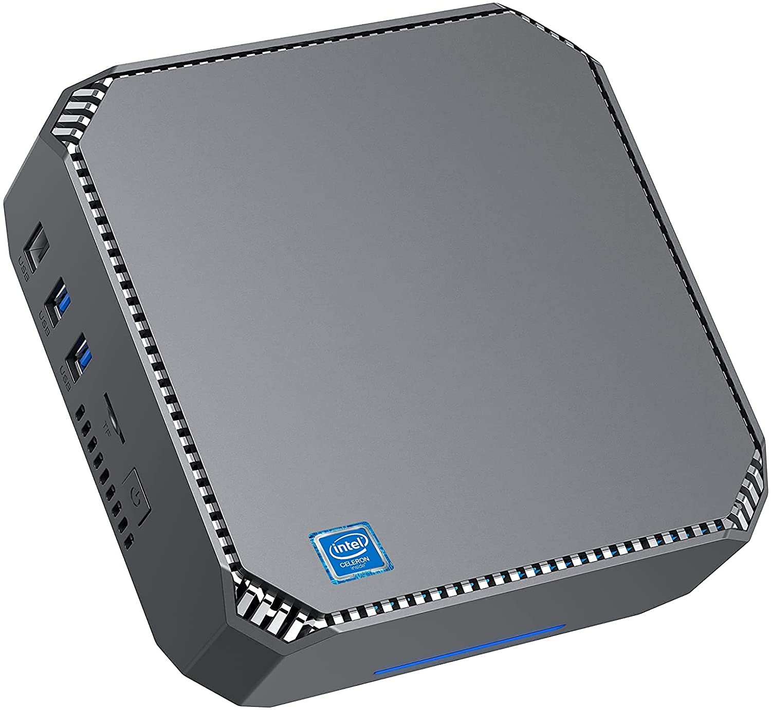 NiPoGiMini PC, Ιntel Celeron J3455 4GB RAM/ 64GB ROM Mini Computer, Micro PC Support Dual HDMI 4K, Wake On LAN, Tiny Desktop PC for Business, Meeting, Office, School and HTPC