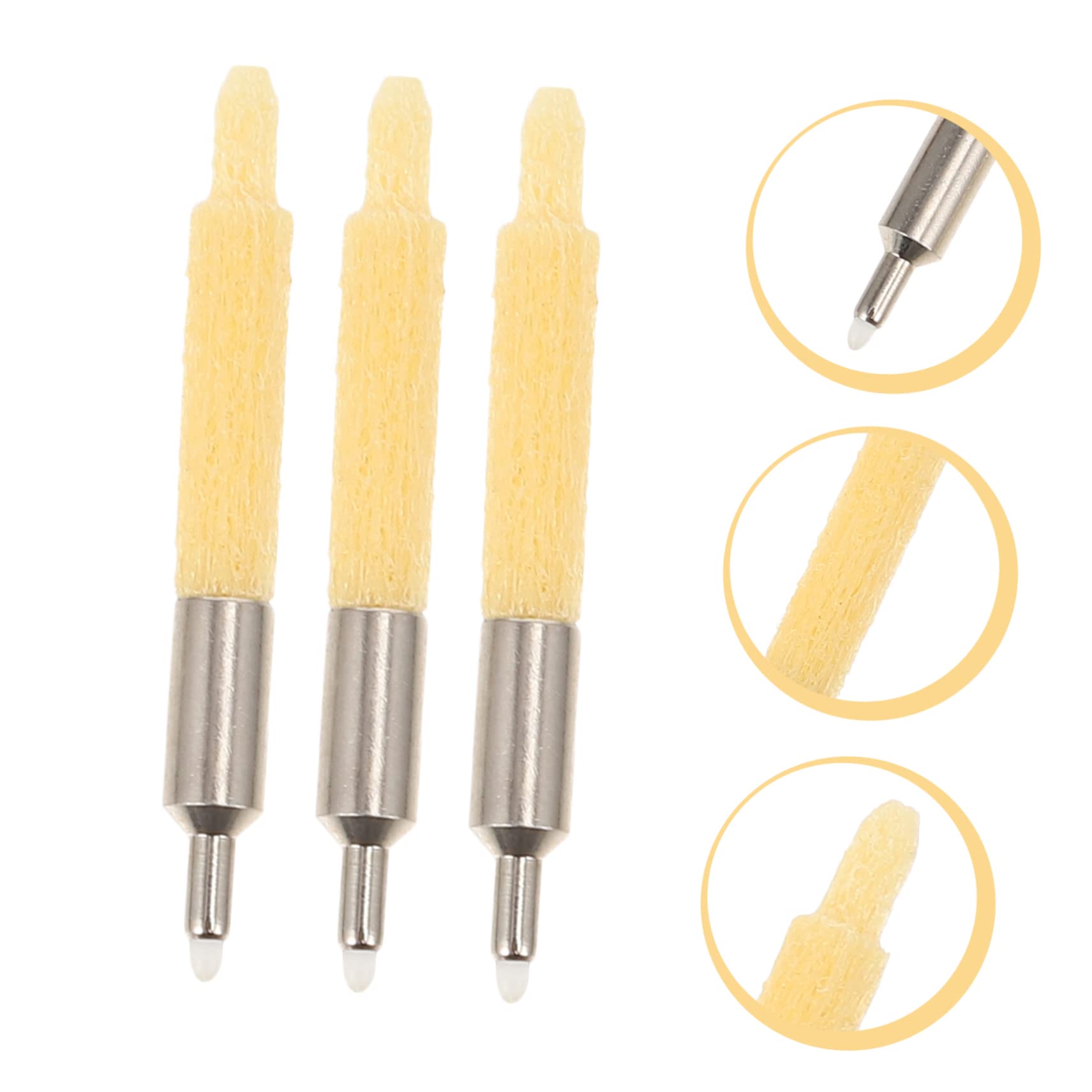 jojofuny 8 Ensembles Remplacements Universels De Pointe Pour Stylo De Peinture Nibs Acrylique Pour Stylo Remplaçable Accessoires Pratiques Pour Outils De Peinture 3 Pièces * 8