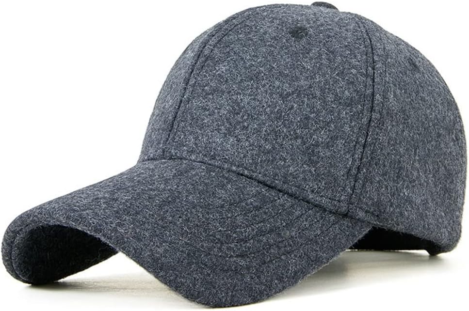 Warm Baseball Cap Middle-Aged and Elderly Hat Men and Women Denim Baseball Cap Casual Hat Sun Hat