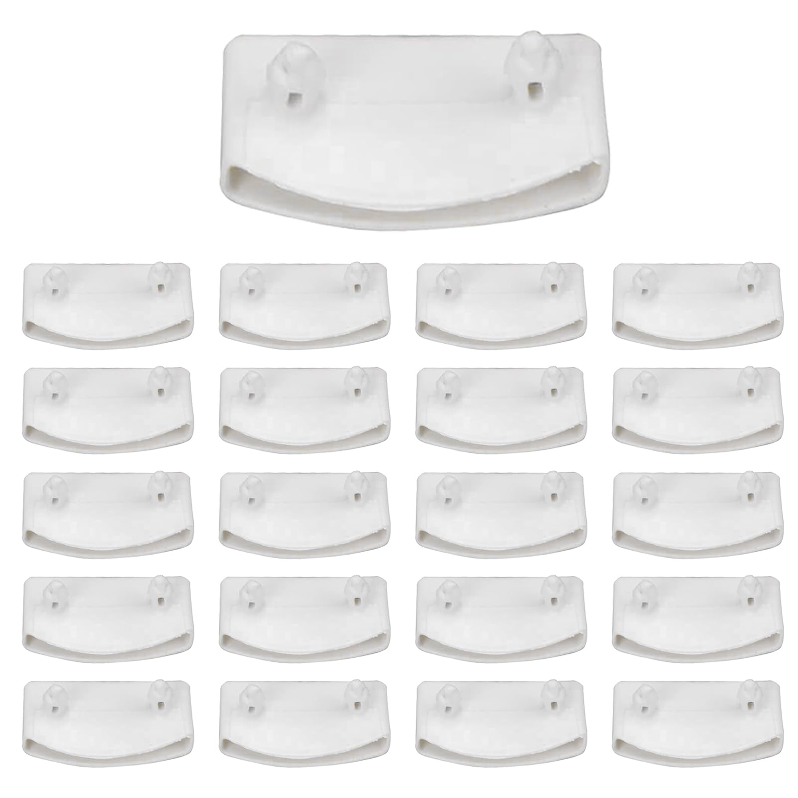 Supports Pour Sommiers à Lattes – Lot De 20, Polyéthylène Haute Densité, Largeur 53 Mm – Pour Lits Simples Et Doubles