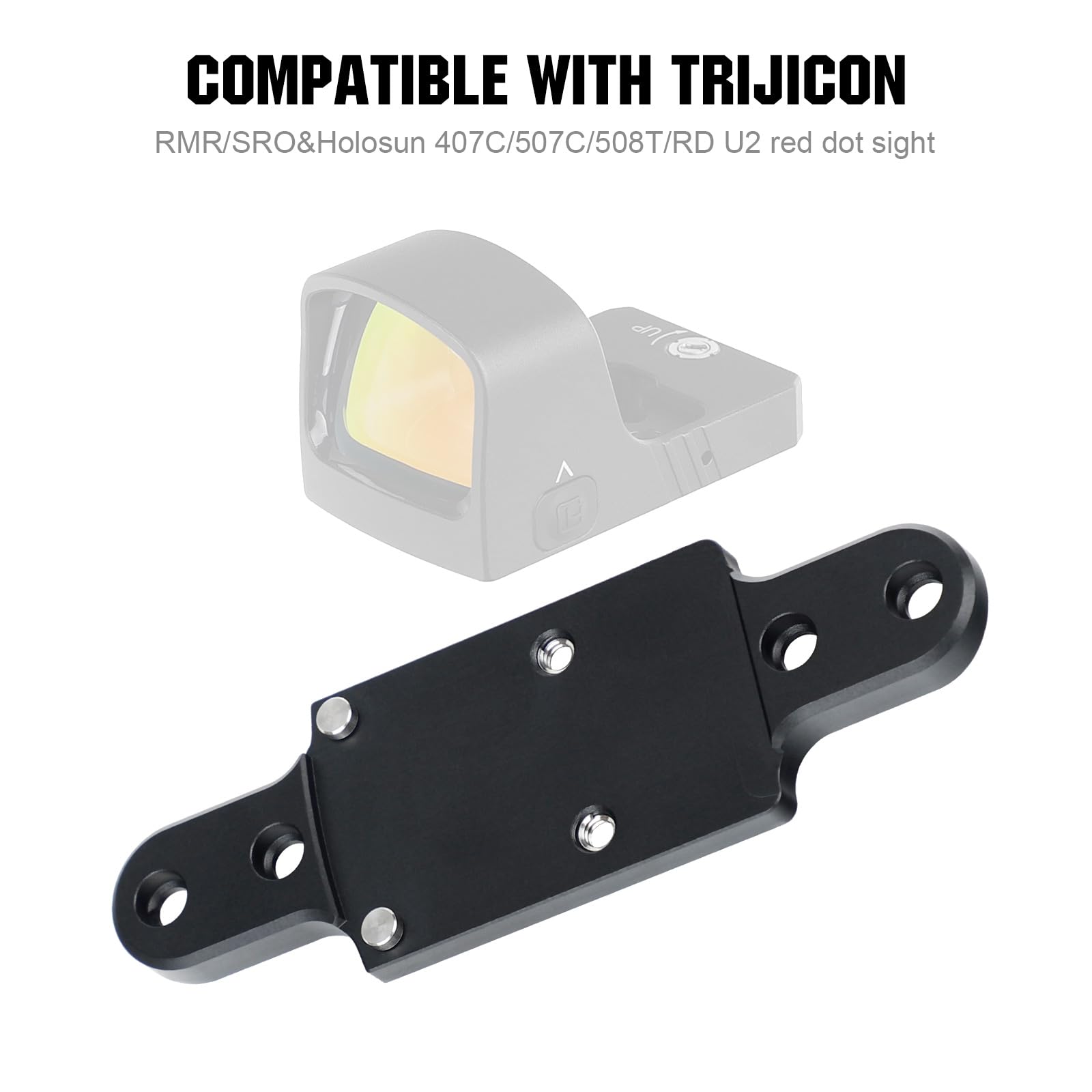 ohhunt Red Dot Mount Plate Compatible with Mossberg 500/535/590/835/Shockwave