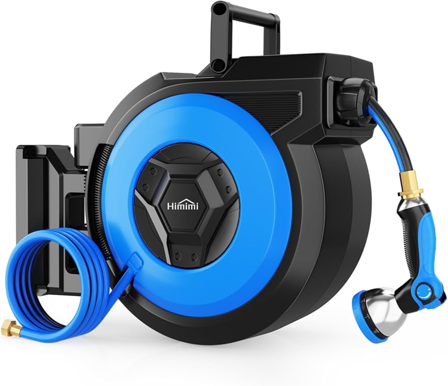 Amazon.com : Retractable Garden Hose Reel, 5/8