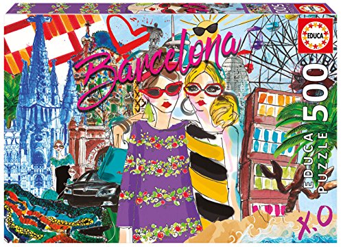 Preisvergleich Produktbild Educa 17651 500 Komm Mit Nach Barcelona