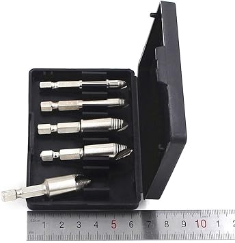 Precision Screwdriver Set Clinique Screw Extractor Bolt Screw, Screw Remover Set Bit Tool Kit Disconnect High Speed Steel Extractor Set Drill Broken, Multifunction Tool Kit