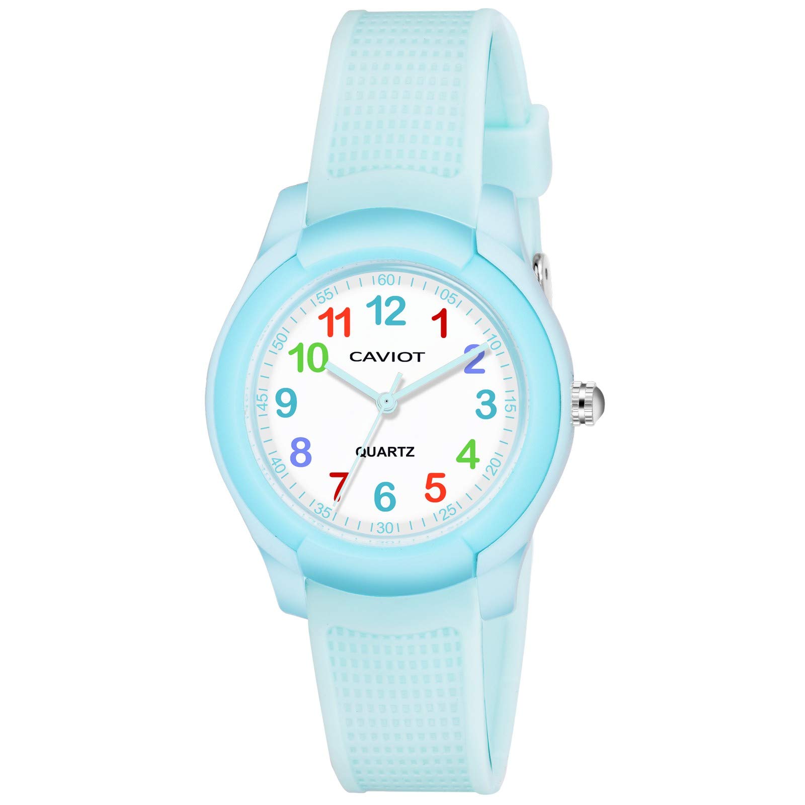 CAVIOT Silicone Kids Series Analogue Watch For Boys And Girls (Blue) (B0851Z1T7L) Amazon Price History, Amazon Price Tracker