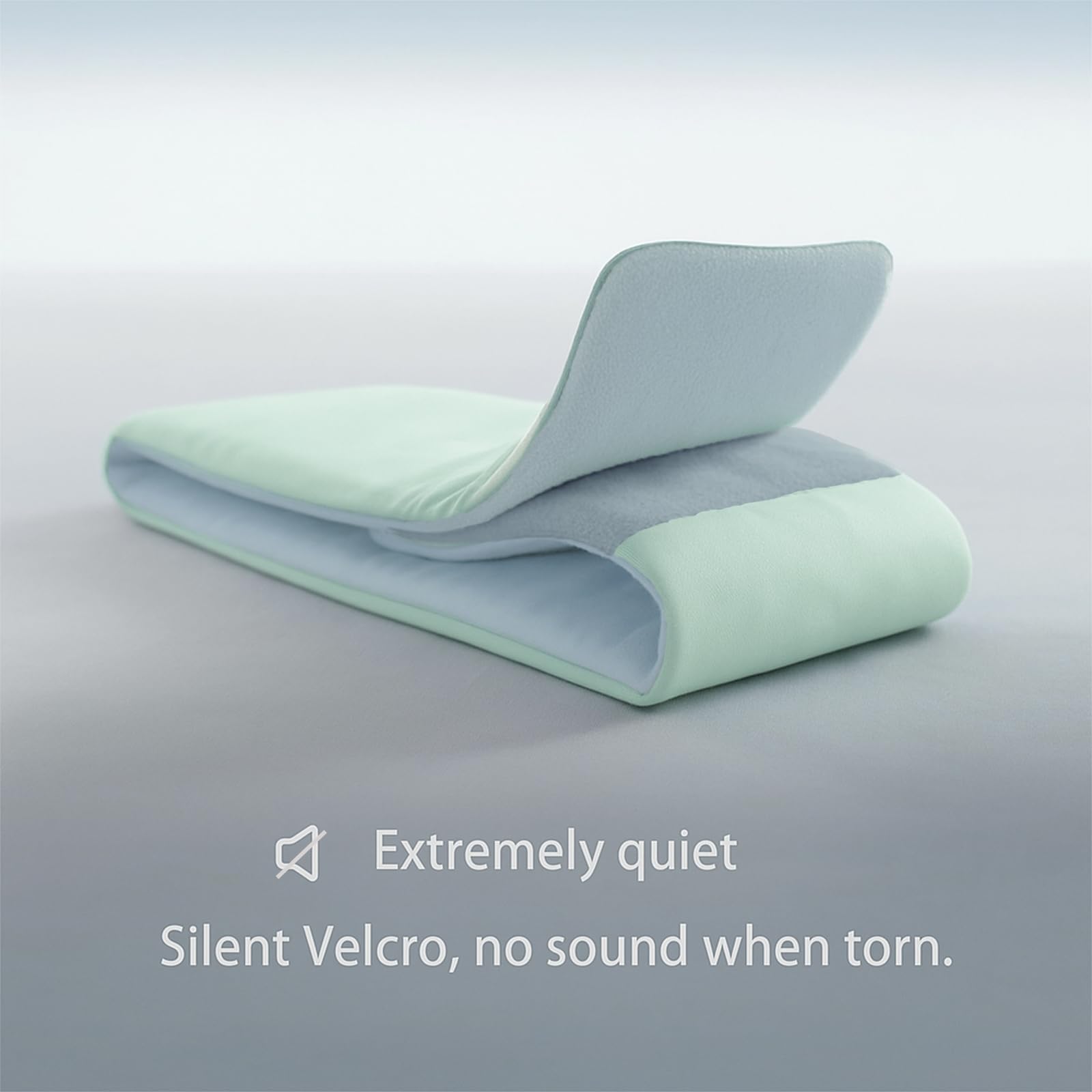 mascherina per dormire Comoda mascherina per occhi oscurante maschera occhi per gli delicata sulla pelle Accessori da viaggio Due lati due sentimenti (Versione base verde chiaro)
