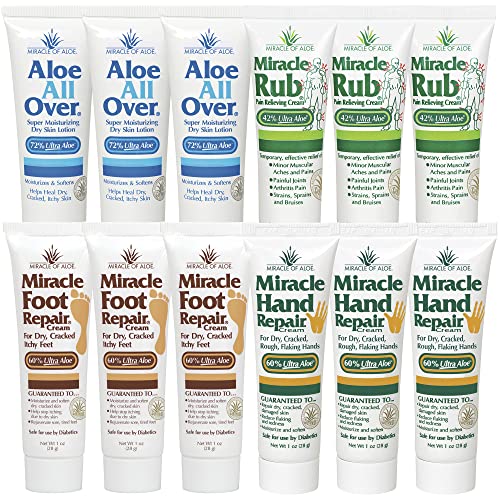 Miracle Foot Repair Cream 32 Ounce Bottle 60 Pure Aloe Vera Gel