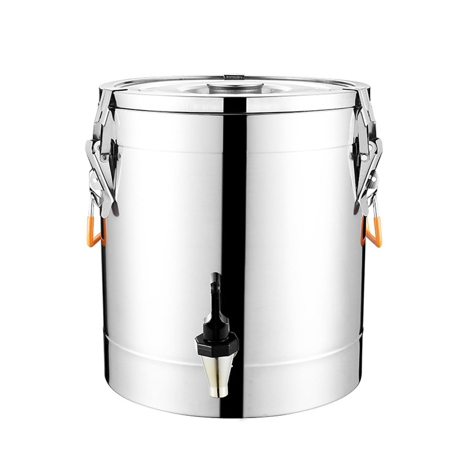 JKJZSALJ Stainless Steel Bucket With Faucet, Milk Cans For Transport And Storage, Wine Pail For Soup Oil, 10L 80L Capacity,26 * 30CM/10L