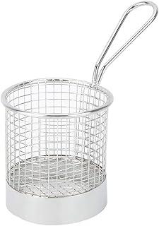 Food Basket Stainless Steel Round Dessert Chips Chip Basket