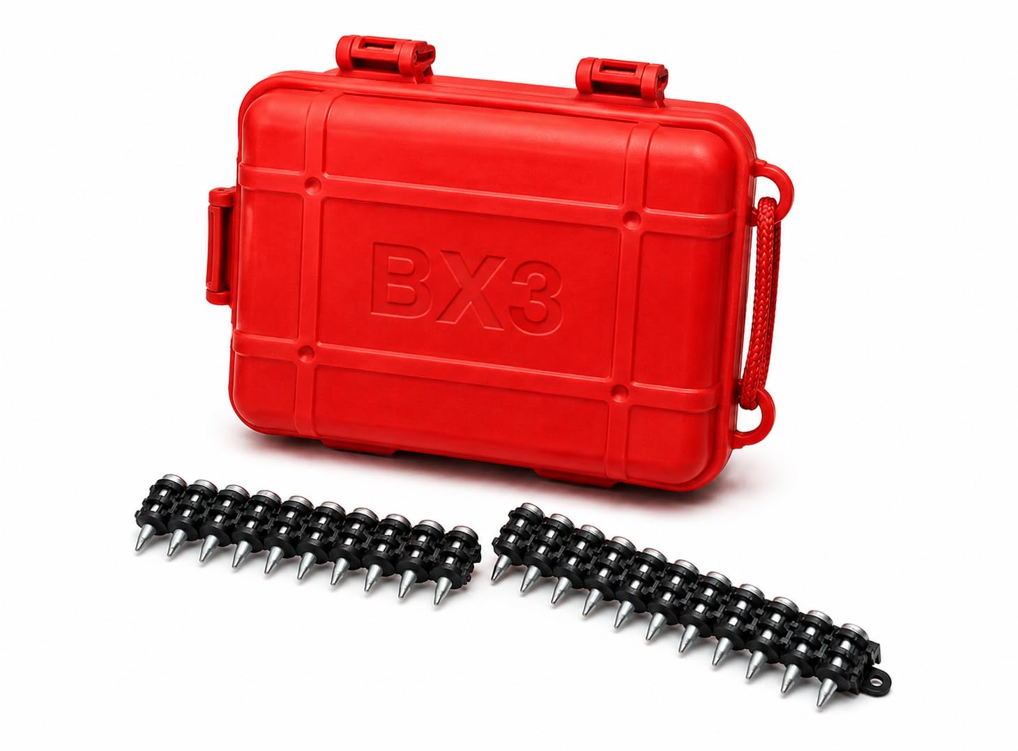 BLAST Clavos de banda de acero de 16 mm, 400 piezas | Para clavador de batería compatible con HILTI BX3, BX3-ME, BX3-IF, BX3-L y BX3-Nuron | Fijación beton, matrería y acero