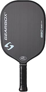 Gearbox G20 Pickleball Paddle – 20mm Honeycomb Core, Raw Carbon Fiber Surface, One-Piece Molded Construction – Control, Spin & Power – Lightweight 8.0 oz Paddle for All Skill Levels
