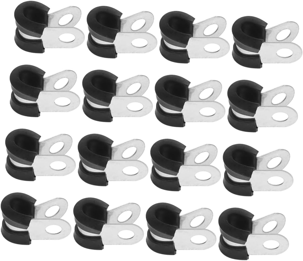 100pcs High Strength Stainless Steel Pipe Coupler Clamp Pipe Clamp Wire Rope Cable