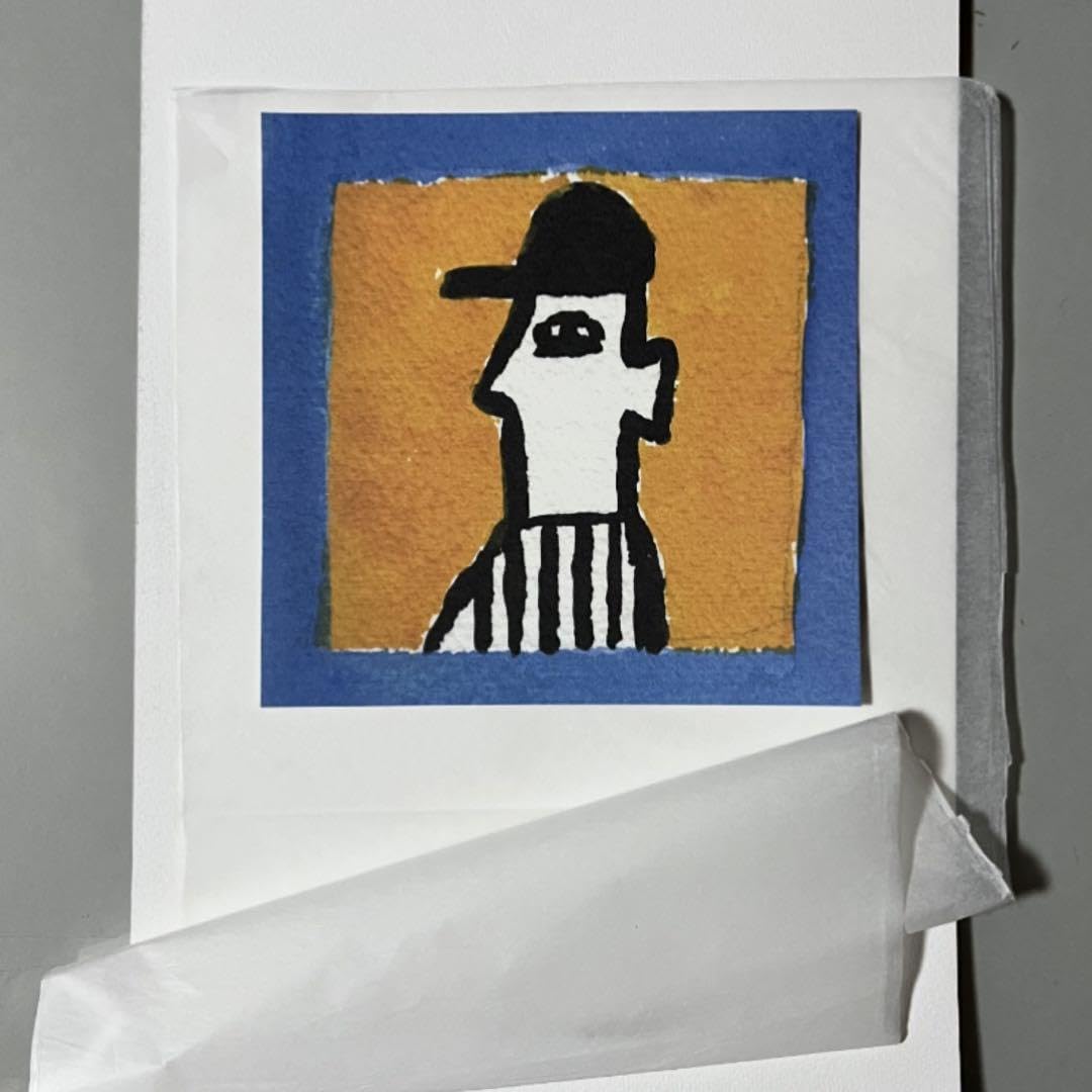 Amazon.co.jp: 柚木沙弥郎展1000号記念ブルータスBRUTUS型染めポスター