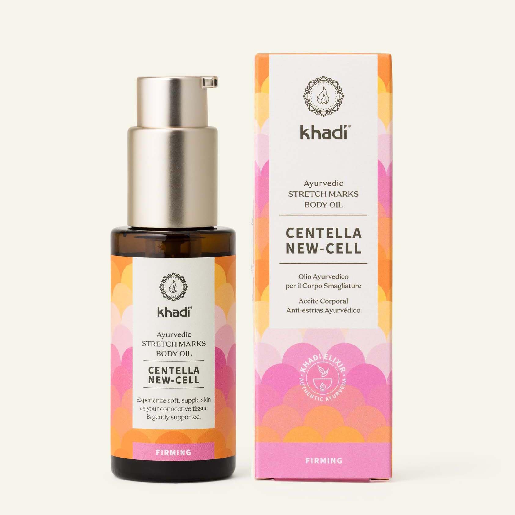 KHADI aceite elixir ayurveda centella do codziennego stosowania 50 ml