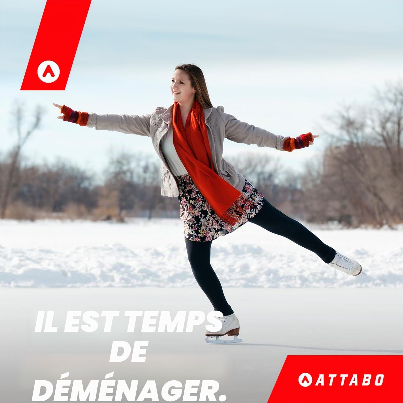 ATTABO Patins Artistiques pour Femmes Lame en Acier Inoxydable Laçage Classique Crochets Renforcés Doublure en Fourrure Artificielle Blanc Confortable FS