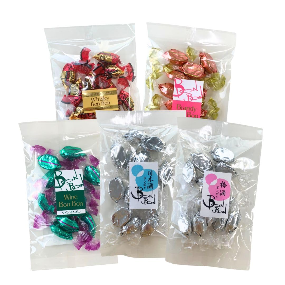Amazon.co.jp: ボンボン 丸赤製菓 アソート5種 (ウイスキー ワイン
