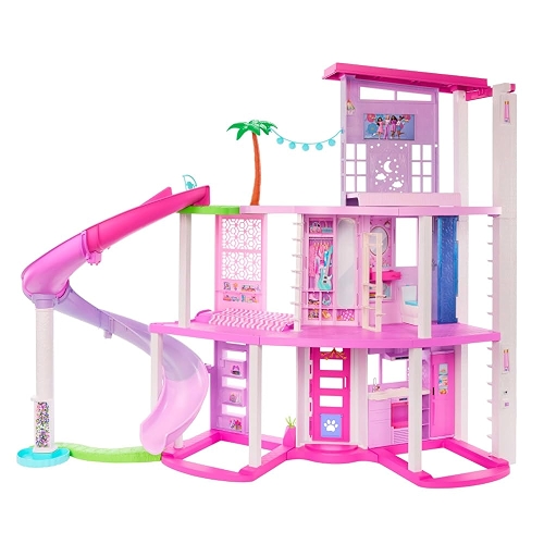 Barbie Conjunto de Brinquedo Casa Com Escorregador Barbie Conjunto de Brinquedo Casa Com Escorregador