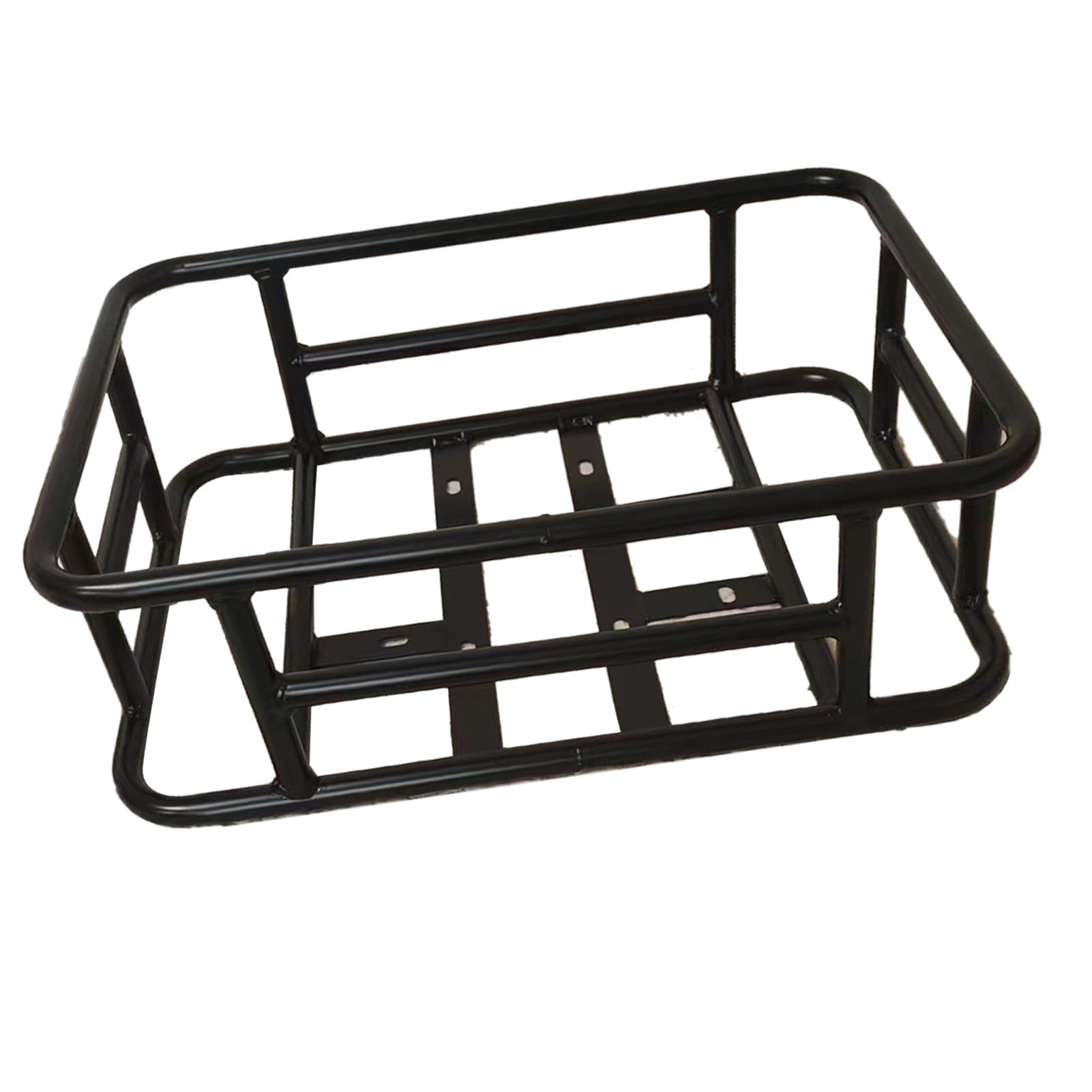 Dilwe Cestino Posteriore per Bici Cestino Portabici Posteriore in Ferro 46 X 32 X 15 Cm Grande capacità Resistente Alla Ruggine Facile Installazione per Bici Elettrica Consegna Bicicletta Pendolarismo