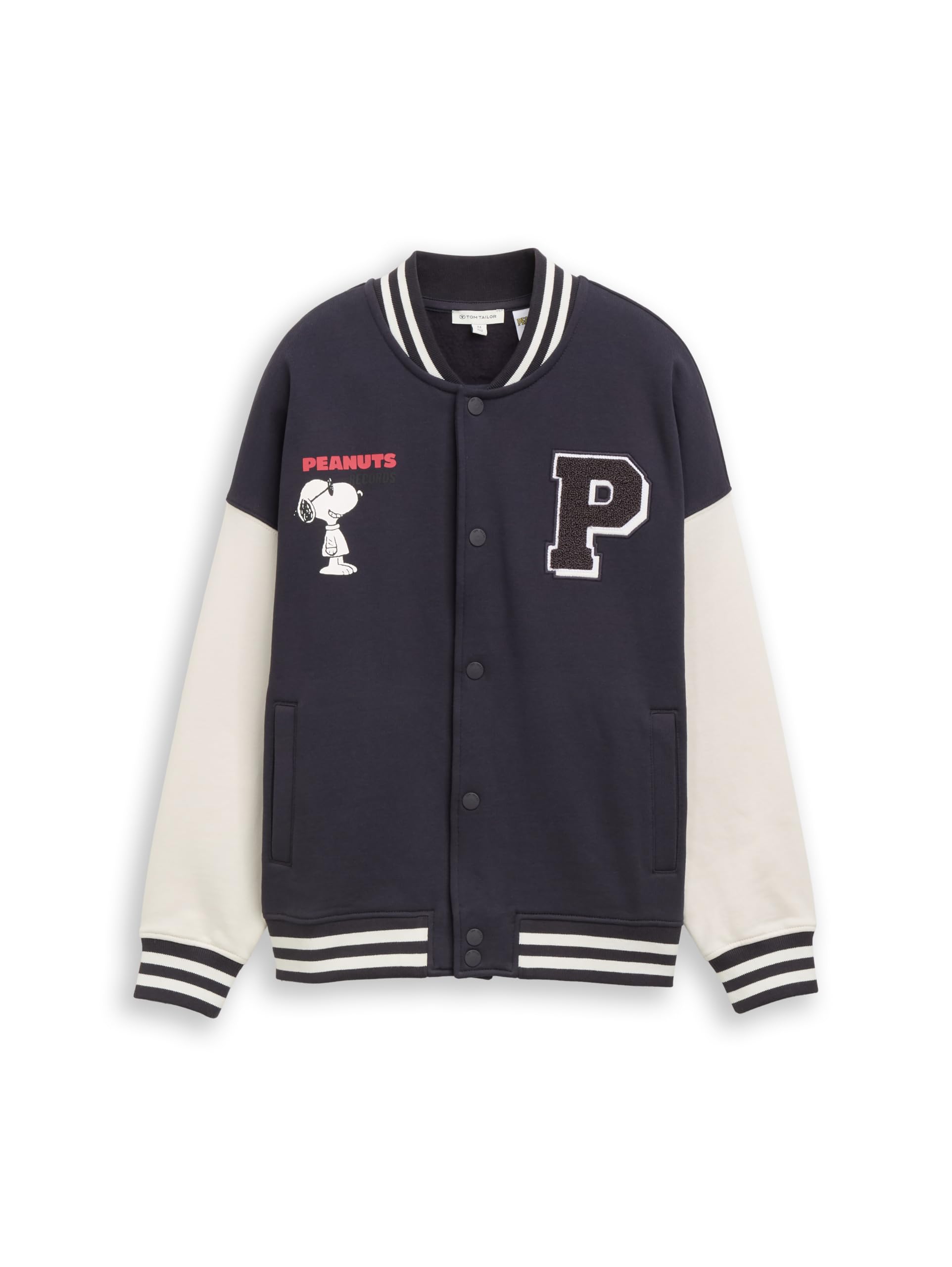 Tom Tailor Jungen 1052413 Peanuts College-Jacke in Oversize Passform (1er Pack)