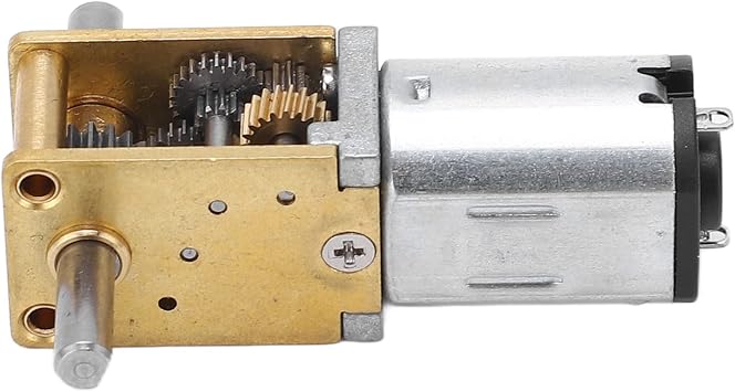 DC 3V Micro Gear Motor 60RPM High Torque with Output Shaft for DIY Projects and Small Machines