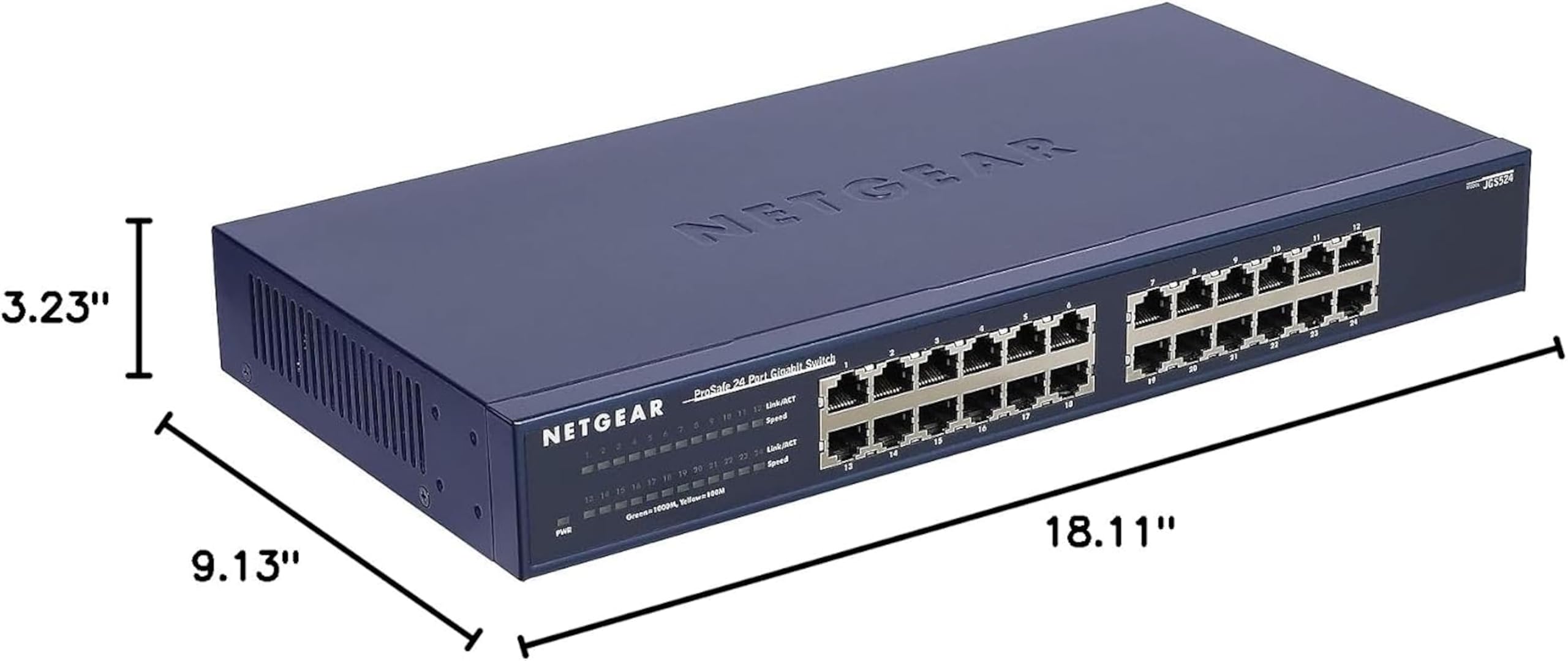 Amazon.com: NETGEAR 24-Port Gigabit Ethernet Unmanaged Switch