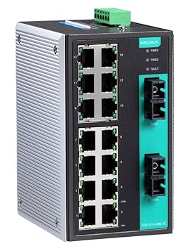 Amazon | MOXA 産業用16 ポート(100 BaseFXマルチモードポート×2