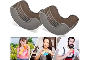 2-Piece Adjustable Burger Pocket Holders in Versatile Grey