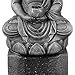LuxenHome 35 Inch Buddha Outdoor Water Fountain, Resin Meditating Buddha Outdoor Fountain with LED Lights, Zen Water Fountains Indoor and Outdoor Garden Decor for Backyard