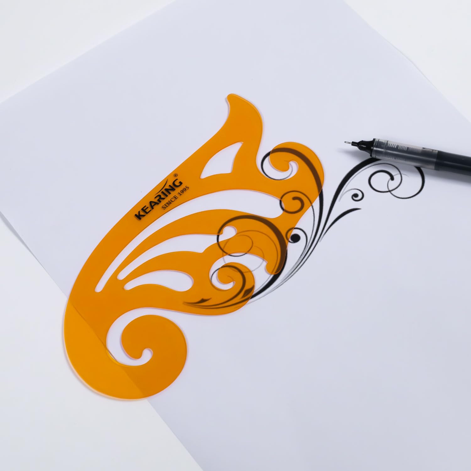 KEARING - Juego De 3 Plantillas De Dibujo De Plástico Flexible
