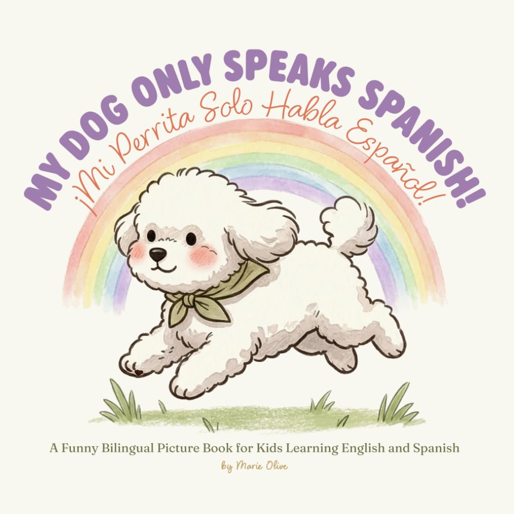 My Dog Only Speaks Spanish!: A Funny Bilingual Picture Book for Kids Learning English and Spanish.