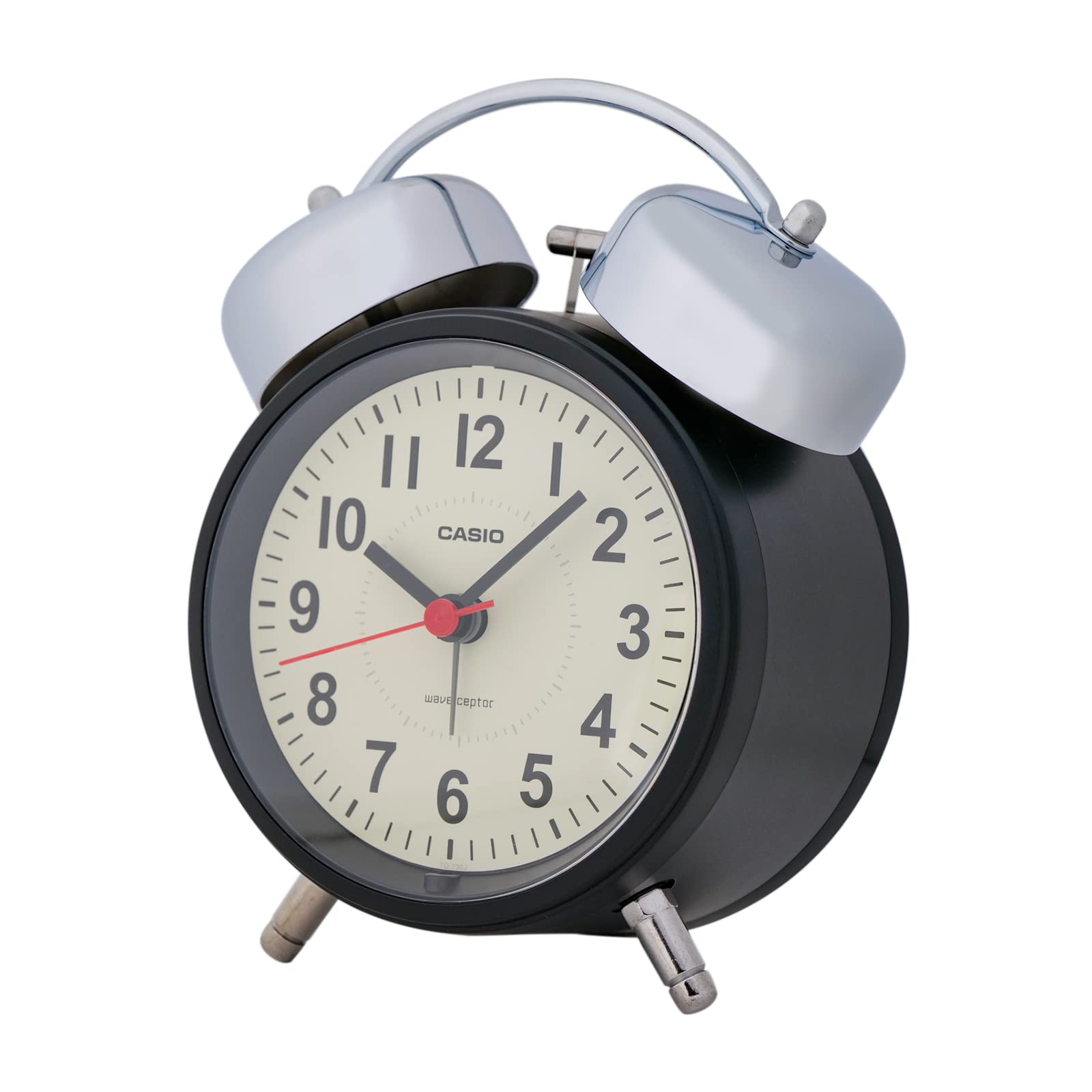 Amazon.co.jp: CASIO(カシオ) 目覚まし時計 電波時計 ブラック 黒
