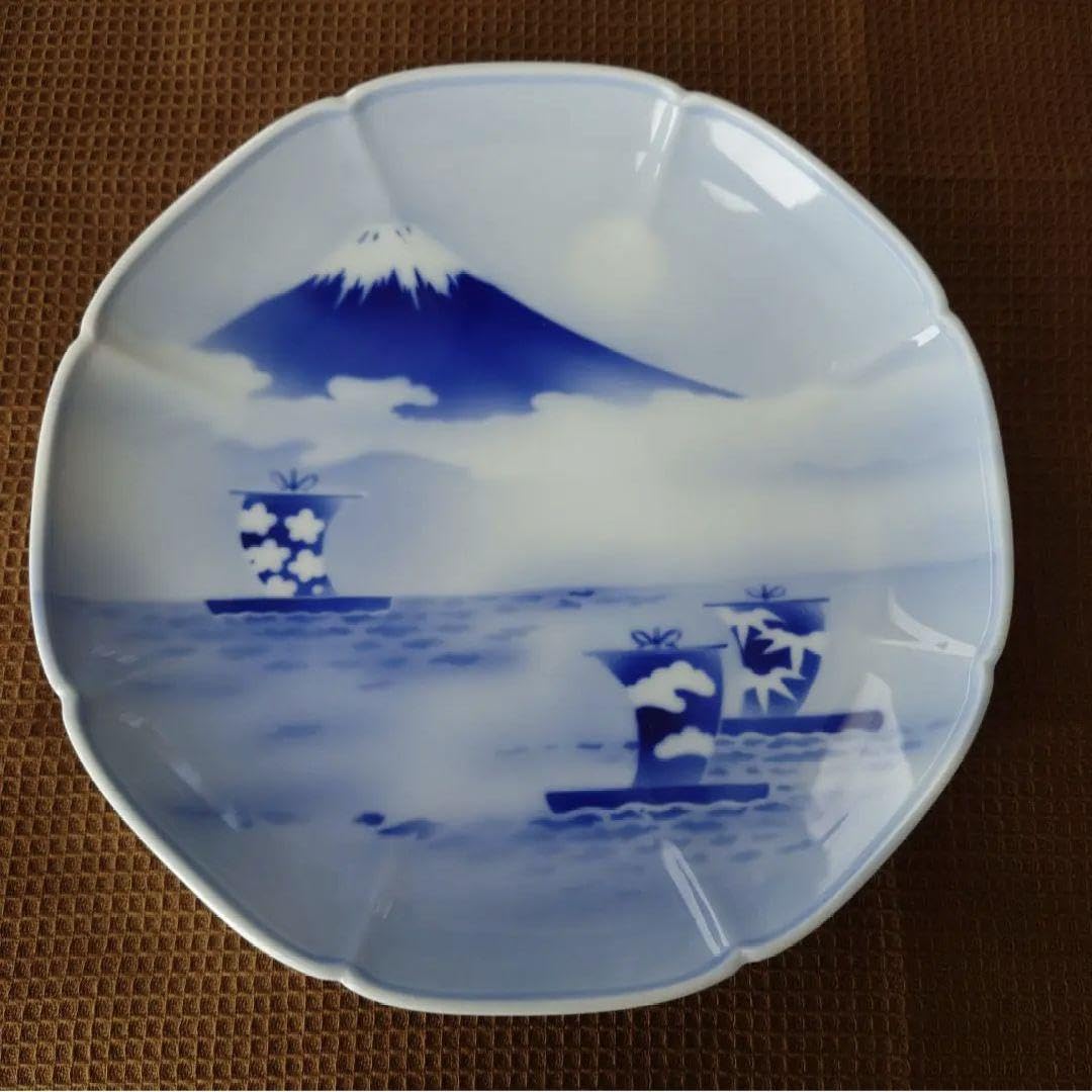 深川製磁 富士山と宝船２枚セット Amazon.co.jp: 深川製磁 富士山と宝船2枚 : おもちゃ