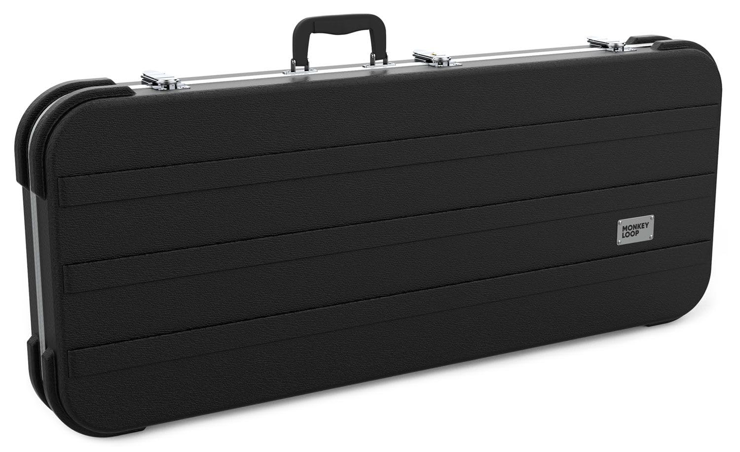 MONKEY LOOP Forest Electric - Estuche de ABS para Guitarra Eléctrica - Funda Rígida para Guitarra - Forro Interior de Terciopelo - Asa Ergonómica con Agarre Cómodo - Diseño Clásico