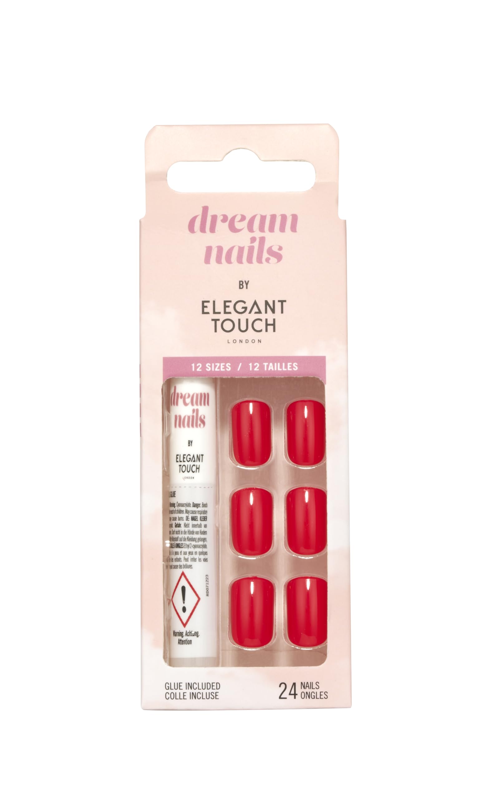 Elegant Touch Dream Nails - Red