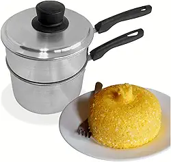 Cuscuzeira E Legumeira 2 Em 1 Cozimento A Vapor Individual Prática Cuscuzeira 2 em 1