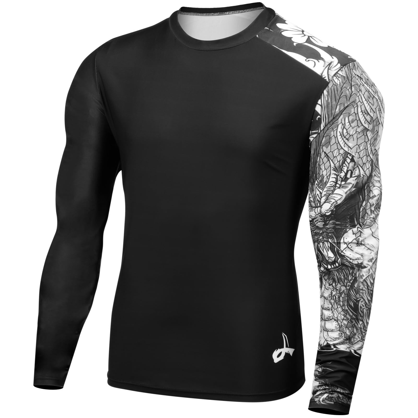Camiseta Proteccion Solar Hombre Manga Larga UPF 50+ Anti UV Secado Rápido para Surf Natacion Running