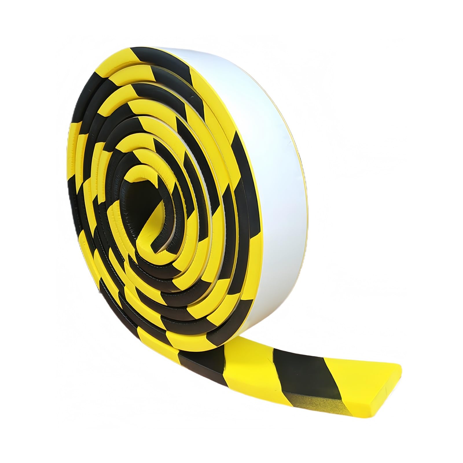 HBOOMOEM Rubber Corner Guards, High Visibility Safety Foam Padding, Safety Bumpers, Suitable for Warehouse Shelving, Storage Racks, Garages, and Equipment Protection.(Straight type)